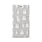 Front Side of Personalized iPhone Wallet Case with 3 design