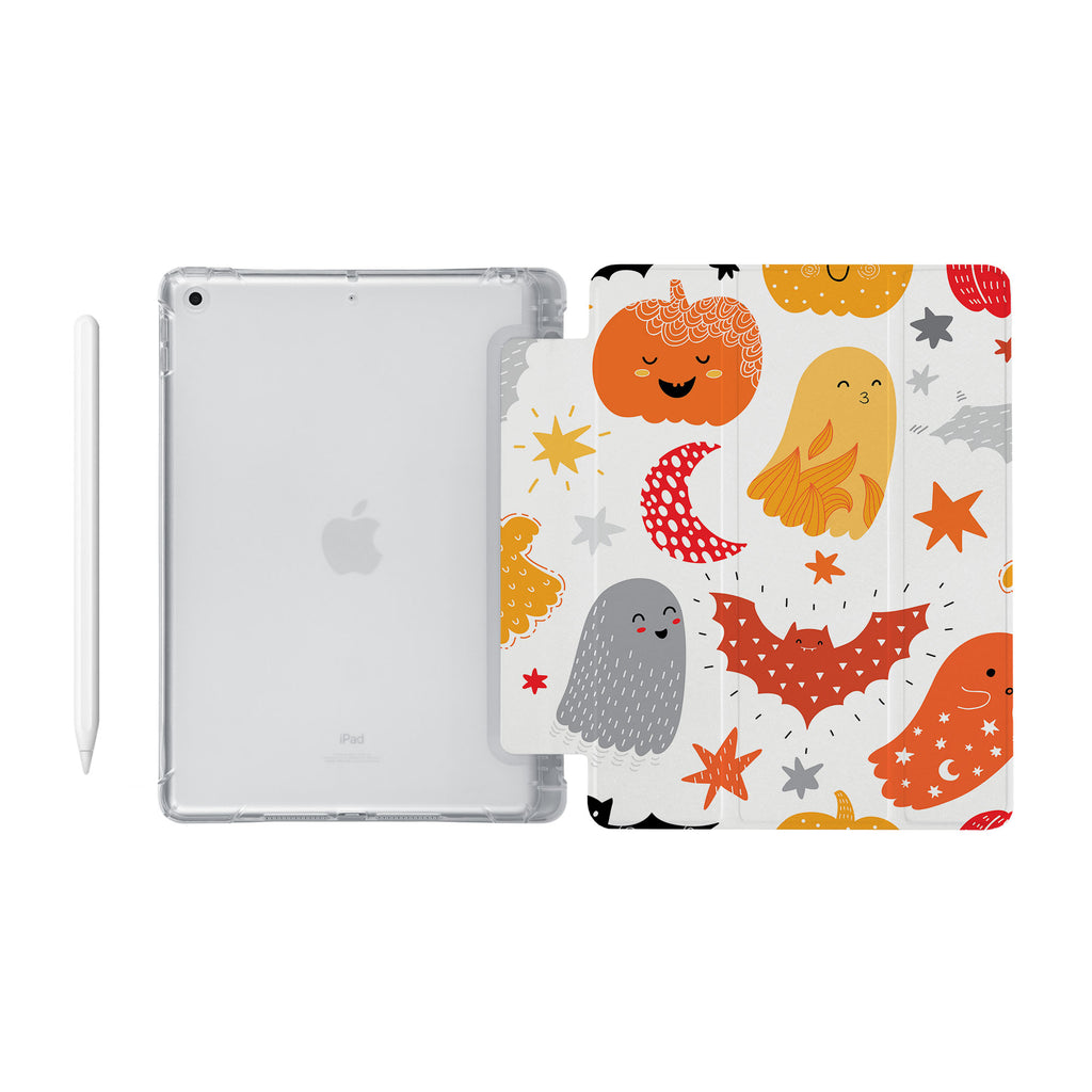 iPad SeeThru Casd with Halloween Design Fully compatible with the Apple Pencil
