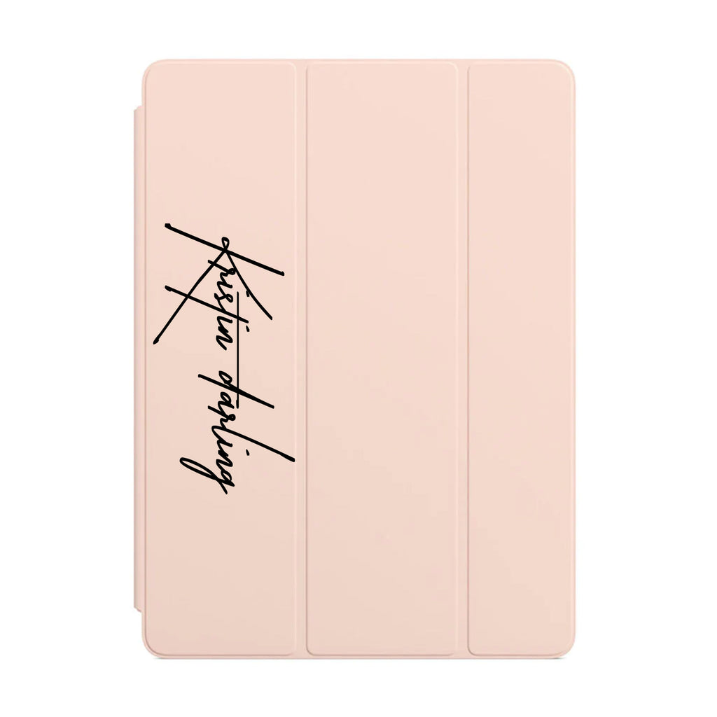 iPad Trifold Case - Signature with Occupation 1