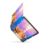 personalized iPad case with pencil holder and Elon Musk SpaceX design