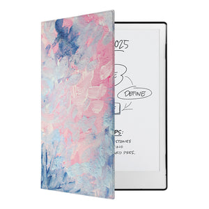 swap - The Personalized VistaCase reMarkable Pen Holder Case is adorned with a vibrant and intricately detailed Oil Painting Abstract design
