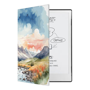 swap - The Personalized VistaCase reMarkable Pen Holder Case is adorned with a vibrant and intricately detailed Landscape design