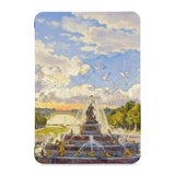 the front view of Personalized Samsung Galaxy Tab Case with France Famous Attractions design
