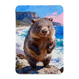 the front view of Personalized Samsung Galaxy Tab Case with Australia Wild Animal design