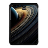 the back view of Personalized Samsung Galaxy Tab Case with Universe design