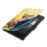 Magnetic attachment ensures cover is securely closed kindle case with Australia Wild Animal design