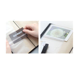 Traveler's Notebook - Transparent File Pocket