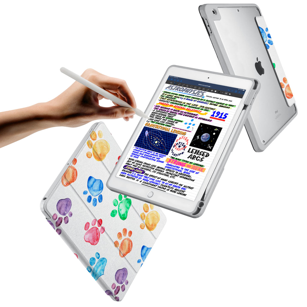 Vista Case iPad Premium Case with Dog Design has trifold folio style designed for best tablet protection with the Magnetic flap to keep the folio closed.