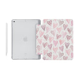 iPad SeeThru Casd with Love Design Fully compatible with the Apple Pencil