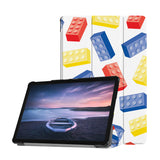 Personalized Samsung Galaxy Tab Case with Retro Game design provides screen protection during transit