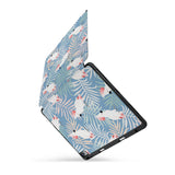 personalized iPad case with pencil holder and Bird design