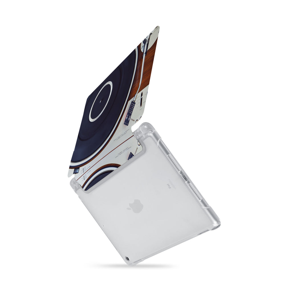 iPad SeeThru Casd with Retro Vintage Design  Drop-tested by 3rd party labs to ensure 4-feet drop protection