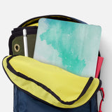 iPad SeeThru Casd with Abstract Watercolor Splash Design has Secure closure