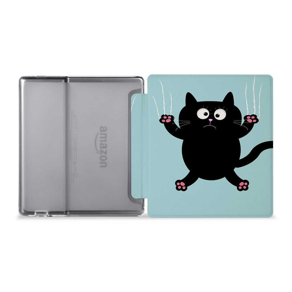 The whole view of Personalized Kindle Oasis Case with Cat Kitty design