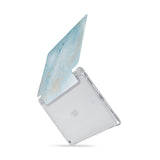 iPad SeeThru Casd with Marble Gold Design  Drop-tested by 3rd party labs to ensure 4-feet drop protection