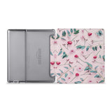 The whole view of Personalized Kindle Oasis Case with Flat Flower 2 design