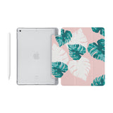 iPad SeeThru Casd with Pink Flower 2 Design Fully compatible with the Apple Pencil