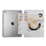 Vista Case iPad Premium Case with Marble Flower Design uses Soft silicone on all sides to protect the body from strong impact.