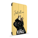 the side view of Personalized Samsung Galaxy Tab Case with Dog Fun design