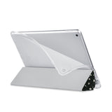 Balance iPad SeeThru Casd with Space Design has a soft edge-to-edge liner that guards your iPad against scratches.