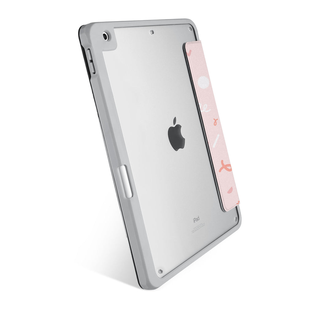 Vista Case iPad Premium Case with Baby Design has HD Clear back case allowing asset tagging for the tablet in workplace environment.