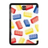 the back view of Personalized Samsung Galaxy Tab Case with Retro Game design