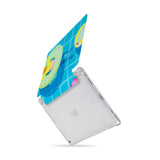 iPad SeeThru Casd with Beach Design  Drop-tested by 3rd party labs to ensure 4-feet drop protection