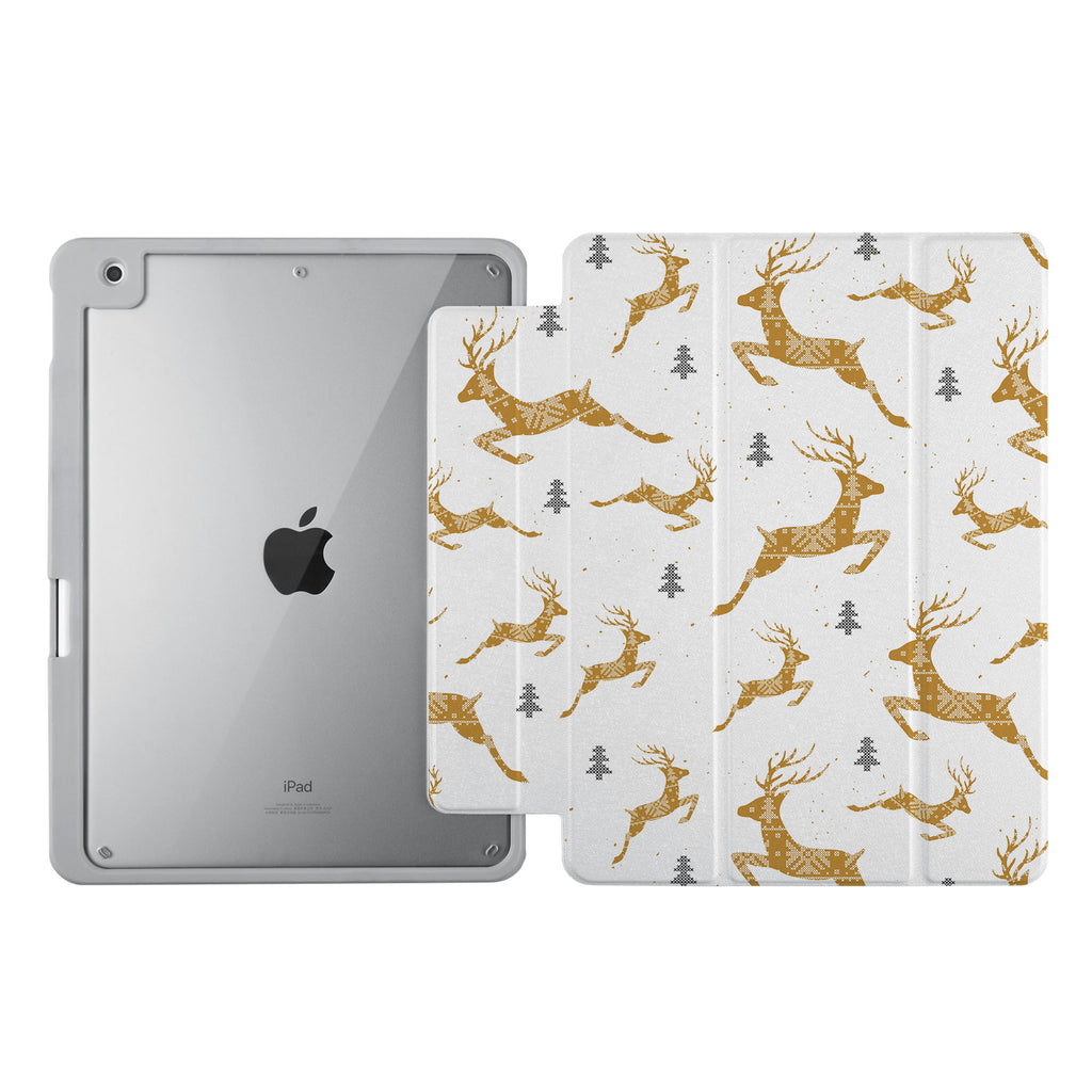 Vista Case iPad Premium Case with Christmas Design uses Soft silicone on all sides to protect the body from strong impact.