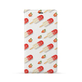 Front Side of Personalized iPhone Wallet Case with Ice Cream design