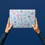 personalized microsoft surface case with Winter design