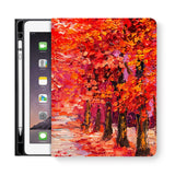 frontview of personalized iPad folio case with 5 design