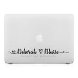 MacBook Case - Signature with Occupation 02