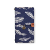 the front top view of midori style traveler's notebook with 1 design