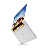 iPad SeeThru Casd with Horse Design  Drop-tested by 3rd party labs to ensure 4-feet drop protection