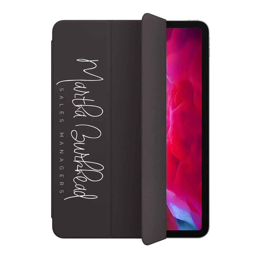 iPad Trifold Case - Signature with Occupation 37