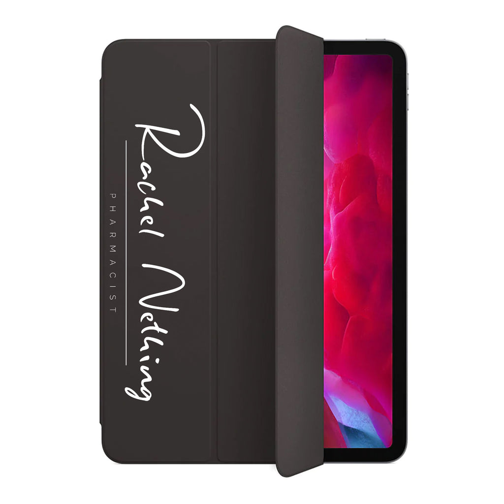 iPad Trifold Case - Signature with Occupation 9