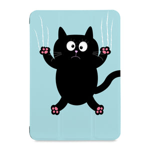 the front view of Personalized Samsung Galaxy Tab Case with Cat Kitty design