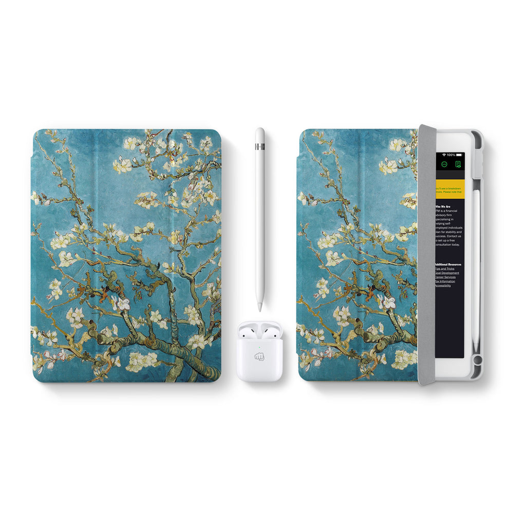 Vista Case iPad Premium Case with Oil Painting Design perfect fit for easy and comfortable use. Durable & solid frame protecting the tablet from drop and bump.