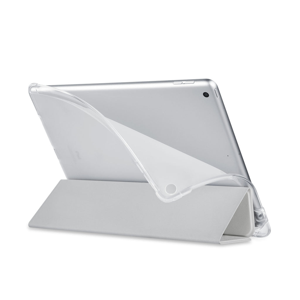 Balance iPad SeeThru Casd with Marble Flower Design has a soft edge-to-edge liner that guards your iPad against scratches.