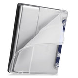 flexible back TPU cover of Personalized Kindle Oasis Case with Feather design