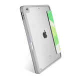 Vista Case iPad Premium Case with Leaves Design has HD Clear back case allowing asset tagging for the tablet in workplace environment.