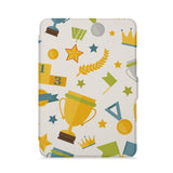 front view of personalized kindle paperwhite case with 06 design - swap